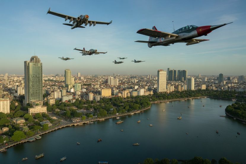 Hanoi hosts spectacular air show - travel and tour world Hanoi hosts spectacular air show