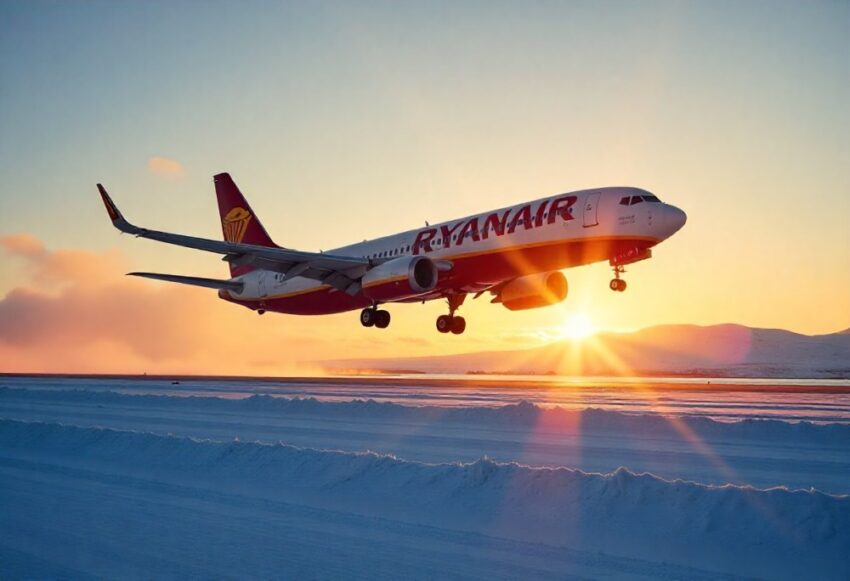 Ryanair flight in manchester - travel and tour world