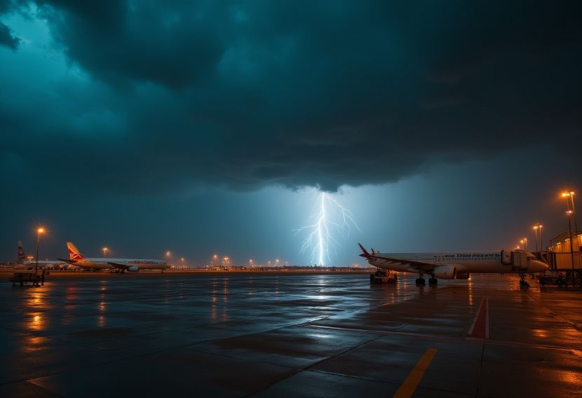 Severe Thunderstorms Ground Flights
