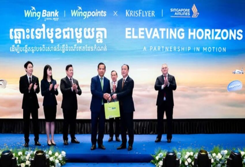 Wing Bank and Singapore Airlines Launch New Loyalty Points-to-Miles Exchange Program in Cambodia
