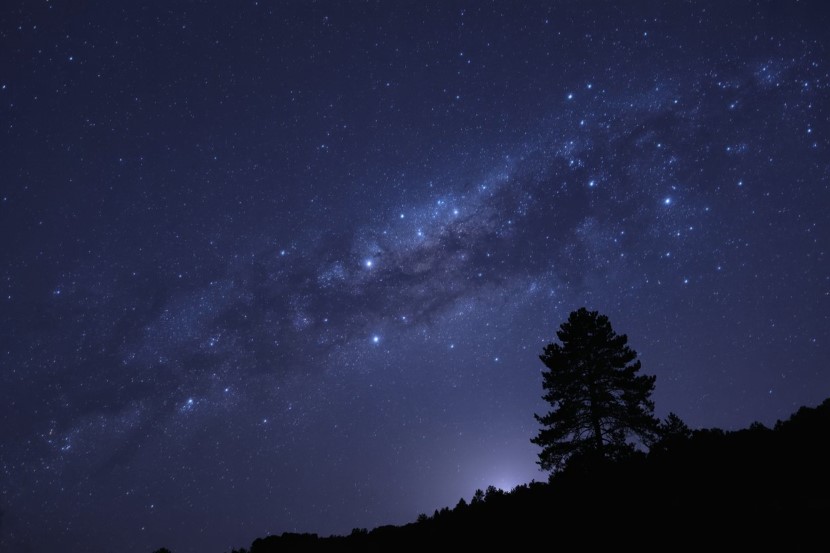 Starry night sky