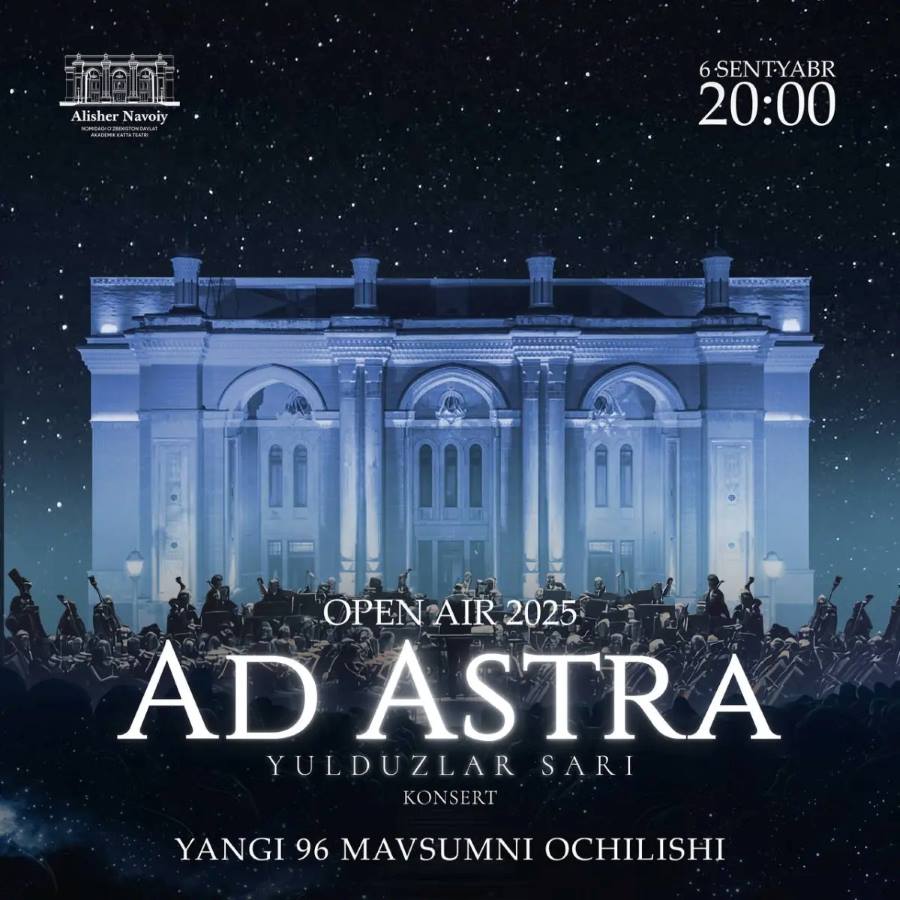 Tashkent Welcomes Tourists with “Ad Astra” Open-Air Concert