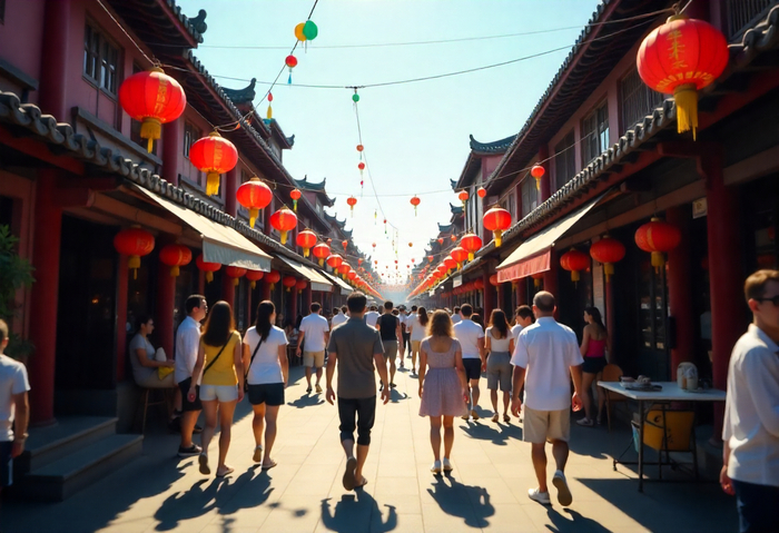 马来西亚，中国，新加坡，印度尼西亚，越南，柬埔寨，菲律宾和老挝推动夏季旅行目的地的顶端