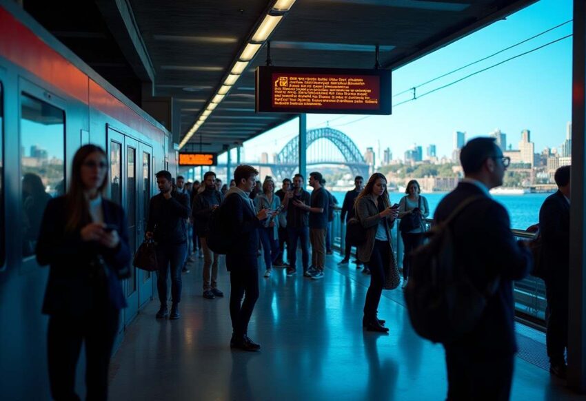 Trackwork on Sydney Metro