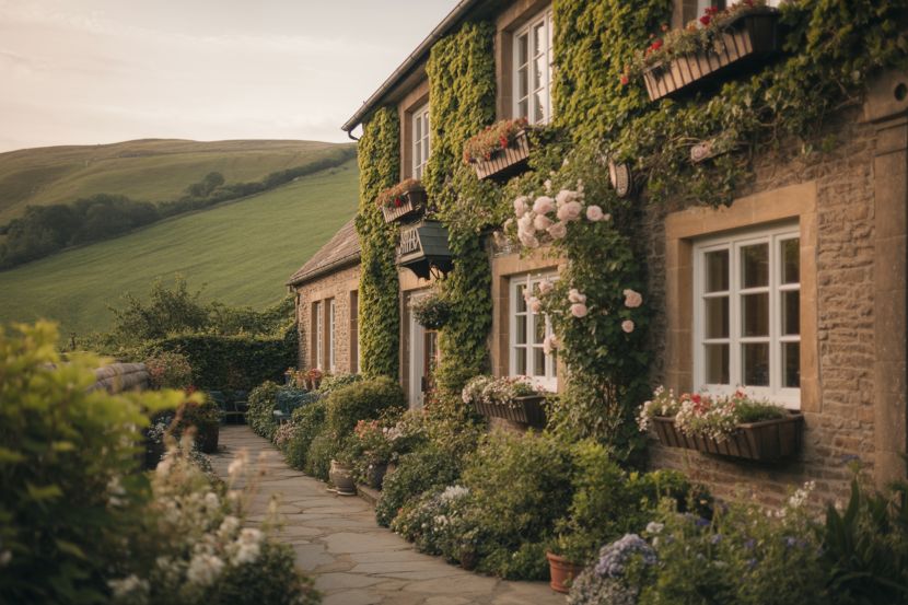 A edifice successful nan countryside area of nan uk - recreation and circuit world