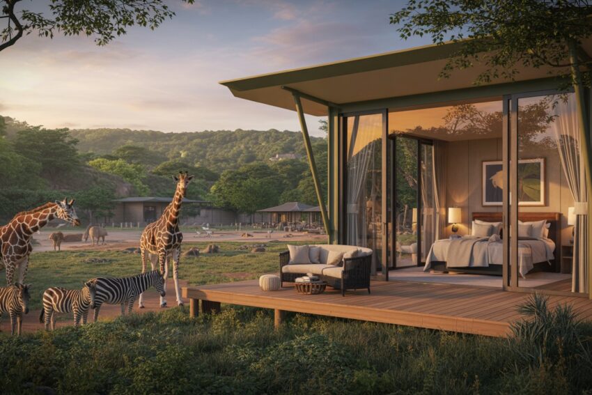 Africa k - travel and tour world Zoofari Kipeenzi, la première de la deuxième génération du veau sud, est accueillie par la deuxième génération du veau sud.