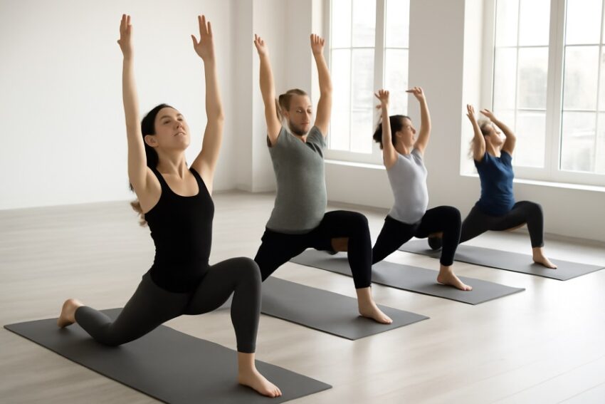 Floating yoga