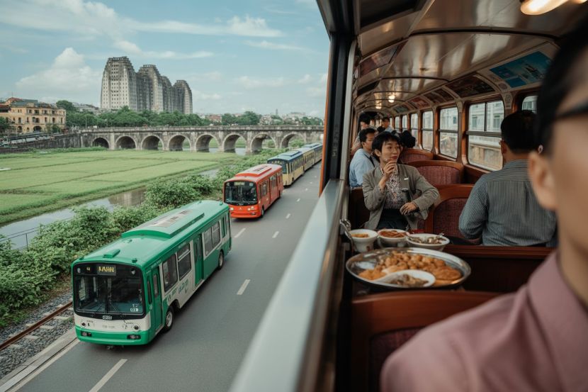 Hanoi launches innovative taste train and eco-friendly carrier - recreation and circuit world Hanoi launches innovative taste train and eco-friendly transport