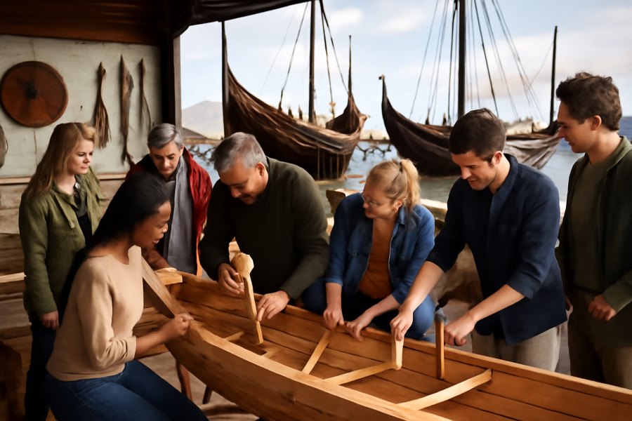 Curated visual reference: Initial Outlays Denmark Will Use Viking Cooking Reference: Dive Into Ancient History At Denmark S Roskilde Viking Ship