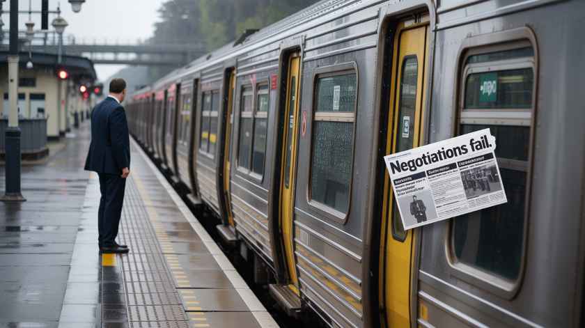 El tren de Italia hace una gran interrupción para los turistas y los viajeros locales