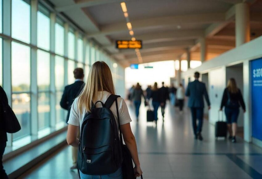Manchester airport, passengers