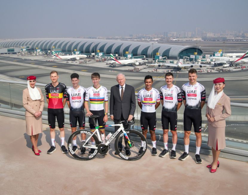 Emirates Welcomes Uae Team Emirates Xrg To Its Headquarters Emirates Welcomes Uae Team Emirates Xrg To Its Headquarters