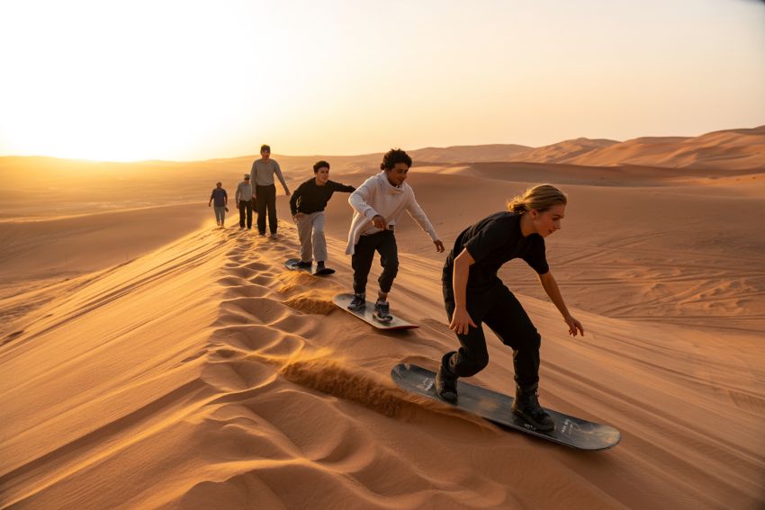 Sandboarding In Bidiyah, Oman: A Thrilling New Adventure Sport Transforming The Desert Landscape Sandboarding In Bidiyah, Oman: A Thrilling New Adventure Sport Transforming The Desert Landscape