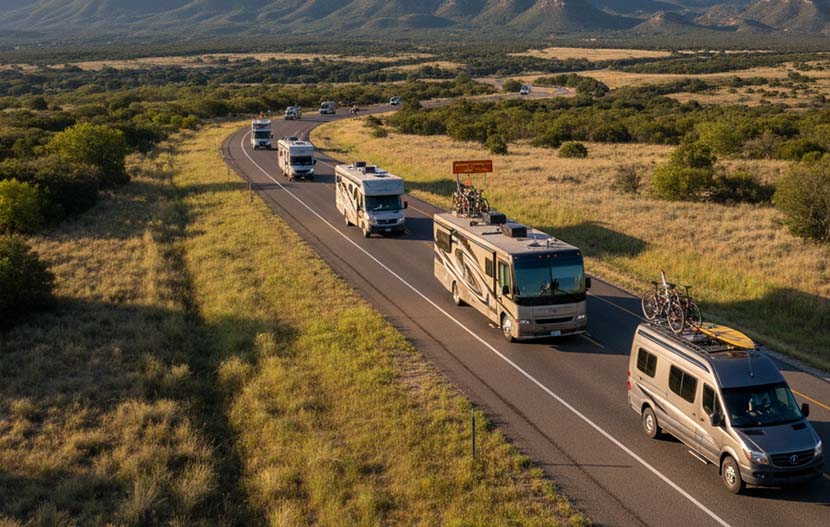 Texas Joins Florida, Oregon, South Dakota And Montana In Boosting Caravan Tourism, Propelling Us Economy, Making Adventure Travel The Hottest Trend In America In Coming Summer Texas Joins Florida, Oregon, South Dakota And Montana In Boosting Caravan Tourism, Propelling Us Economy, Making Adventure Travel The Hottest Trend In America In Coming Summer