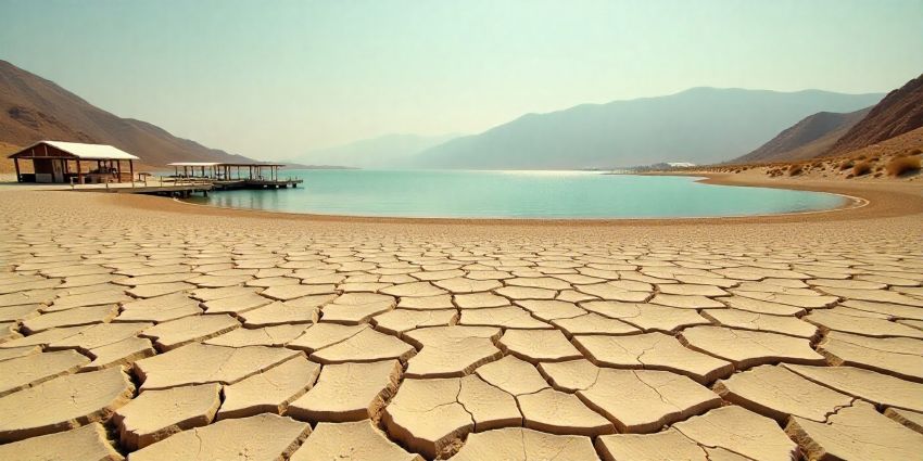 کاهش غم انگیز دریاچه نیلوفر: یک مقصد بی نظیر در ایران غربی اکنون به خشکسالی گم شده است