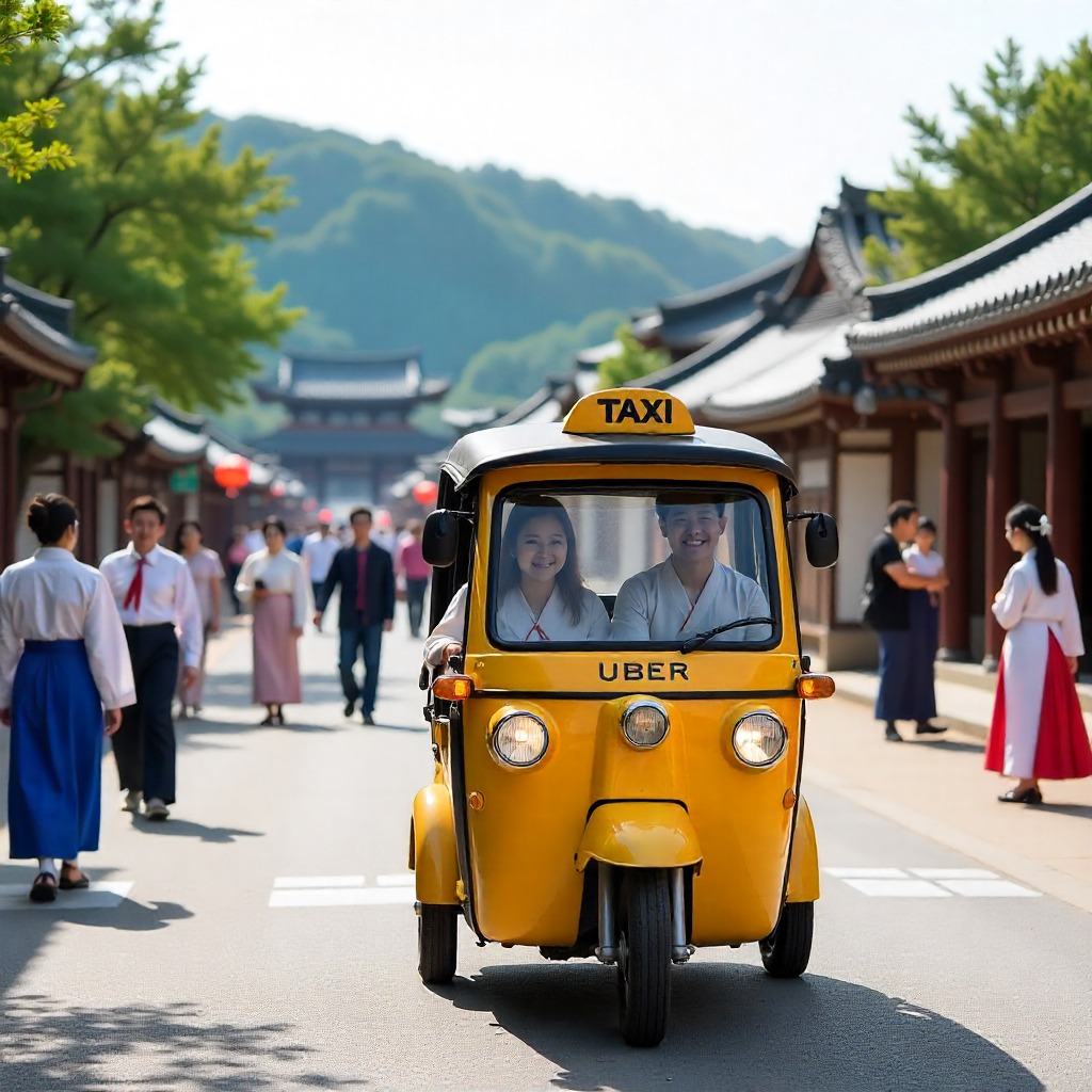 China’s Tourists Flock To Gyeongju As Uber Taxi Partners With Kto To Launch Rickshaw Tours, Boosting Tourism And Airline Bookings