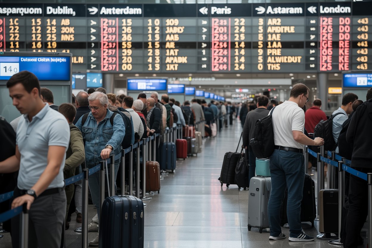 Travelers Left Stranded In Europe, Including Ireland, Turkey, Netherlands, France, Uk, As Cityjet, Pegasus, Klm, Air France, Easyjet Face 35 Flight Cancellations And 1711 Delays Across Dublin, Istanbul, Amsterdam, Paris, London Travelers Left Stranded In Europe, Including Ireland, Turkey, Netherlands, France, Uk, As Cityjet, Pegasus, Klm, Air France, Easyjet Face 35 Flight Cancellations And 1711 Delays Across Dublin, Istanbul, Amsterdam, Paris, London