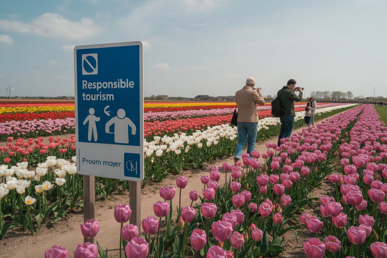 The Netherlands’ Tulip Fields At Risk: Instagram Tourists Threaten Cultural And Environmental Heritage The Netherlands’ Tulip Fields At Risk: Instagram Tourists Threaten Cultural And Environmental Heritage