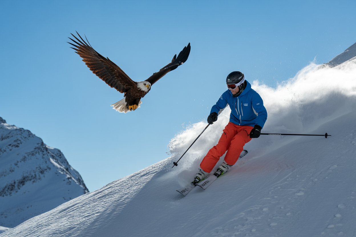 Skiing With Eagles: France’s Eco-friendly Alpine Adventure Skiing With Eagles: France’s Eco-friendly Alpine Adventure