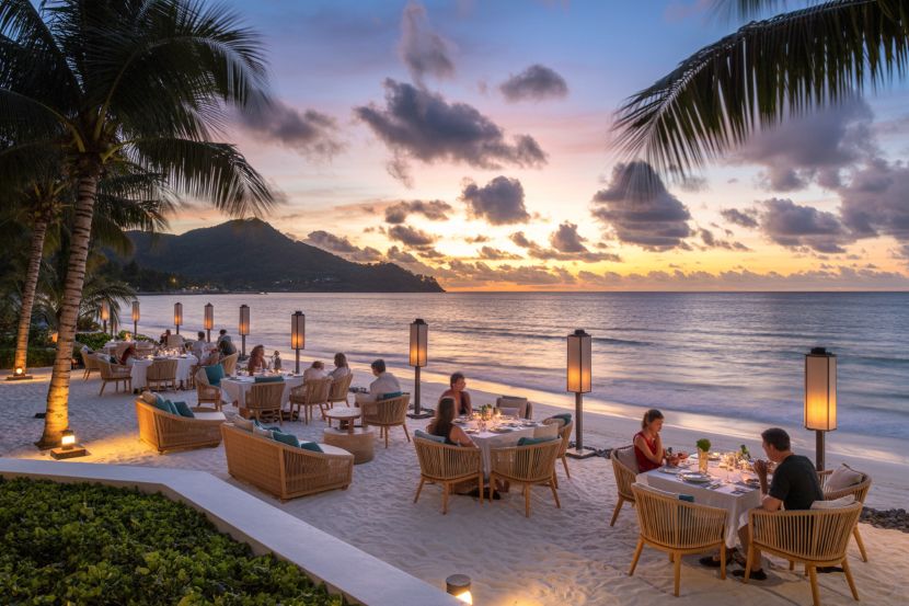 Fiesta Americana Condesa Cancún offers gourmet dining with stunning beach views.