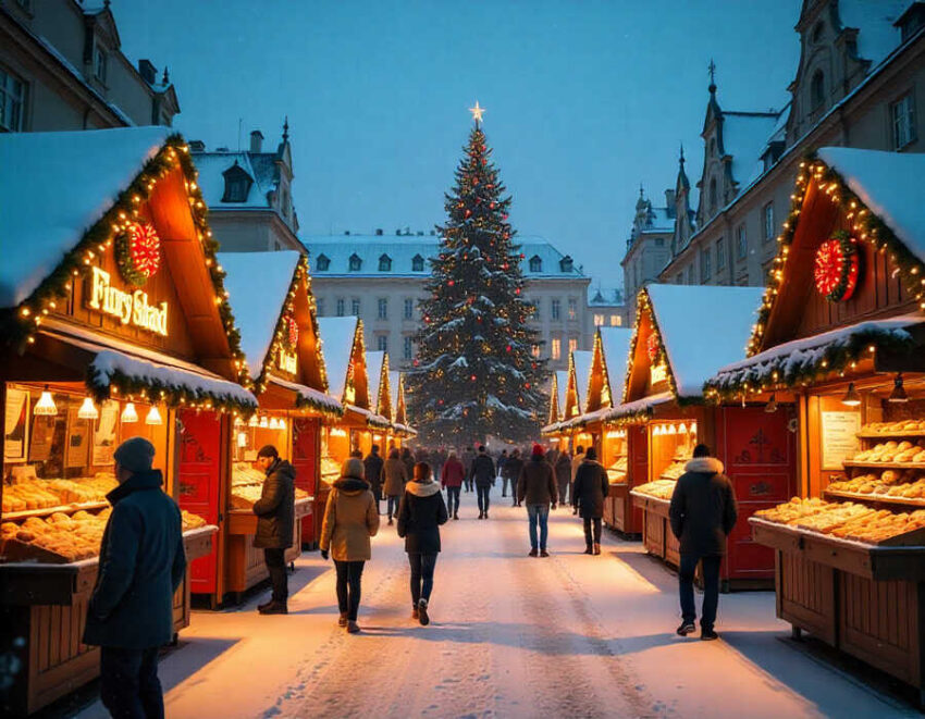 Freepik__an-enchanting-scene-sho - Voyages et circuits dans le monde Suède, Danemark, Allemagne, Pologne, Autriche, Hongrie et Écosse : découvrez les destinations ultimes des marchés de Noël avec une magie de Noël étonnante et des expériences festives inoubliables