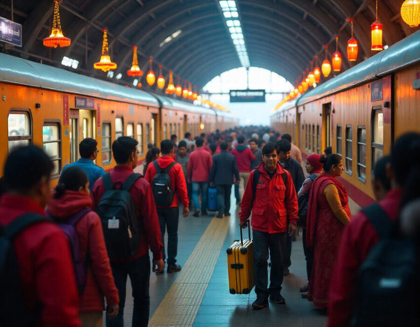 India Strengthens Railway Travel Safety and Crowd Control Measures to Ensure Hassle-Free and Secure Journeys During the Festive Season Surge