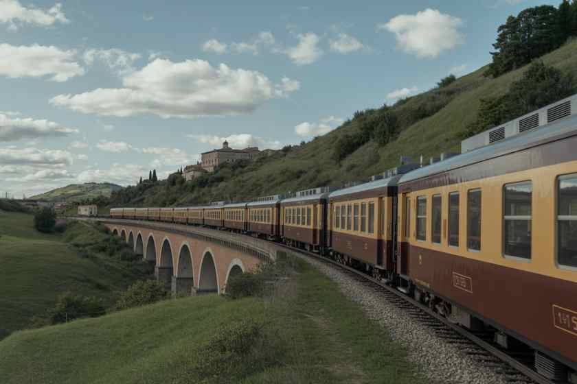Vistas del tren italiano Paisajes - World of Travel and Tours tren