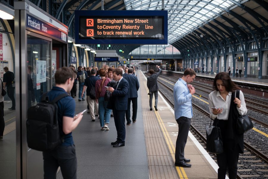 Birmingham New Street To Coventry Line,uk, Closed For Track Renewal: Plan Ahead For Weekend Travel Disruptions, Here’s All You Need To Know Birmingham New Street To Coventry Line,uk, Closed For Track Renewal: Plan Ahead For Weekend Travel Disruptions, Here’s All You Need To Know