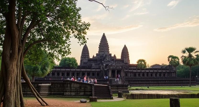 Angkor Archaeological Park Welcomes More Than Seven And A Half Thousand Visitors In This Year, Generating Over Thirty Five Million Usd In Ticket Sales Despite Its Slight Decline