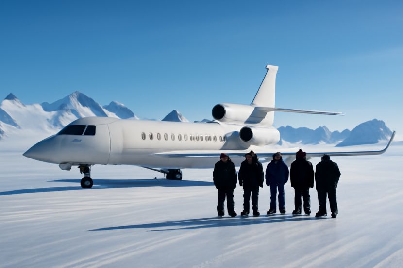 Acass Completes Historic First Flight To Antarctica With Falcon 8x