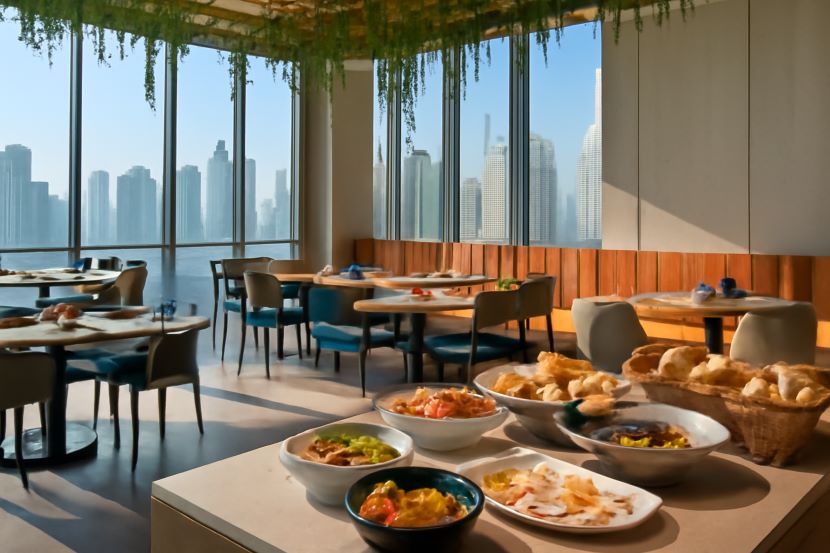 Ciel Dubai Marina opens world’s tallest hotel buffet breakfast for AED 79 until 30 Dec 2025, set in Dubai Marina with panoramic views.
