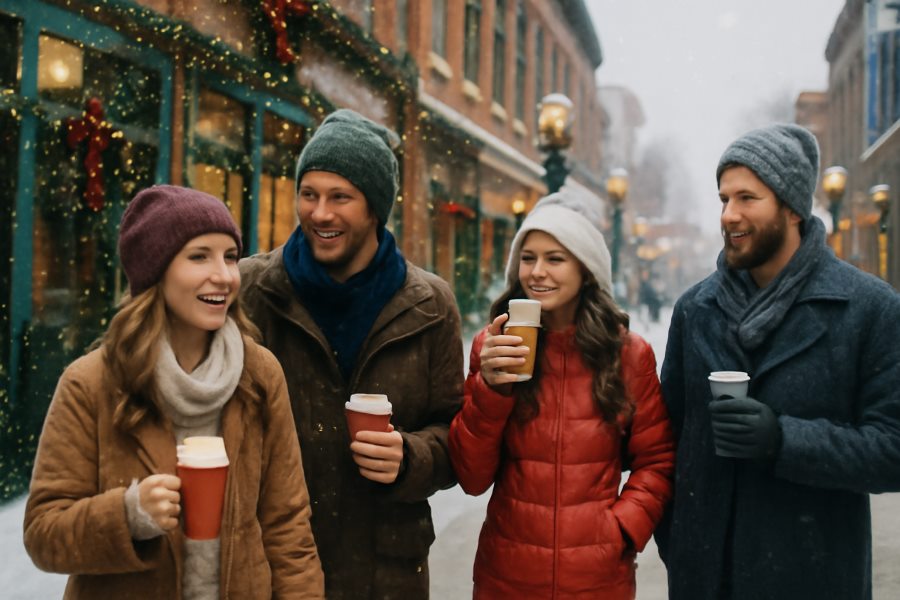 Holiday Beverage Crawl In Downtown Elgin: A Sip Of The Season