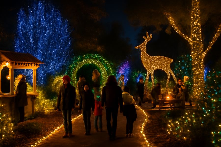 Redding’s Garden Of Lights: A Magical Winter Wonderland At Turtle Bay Exploration Park