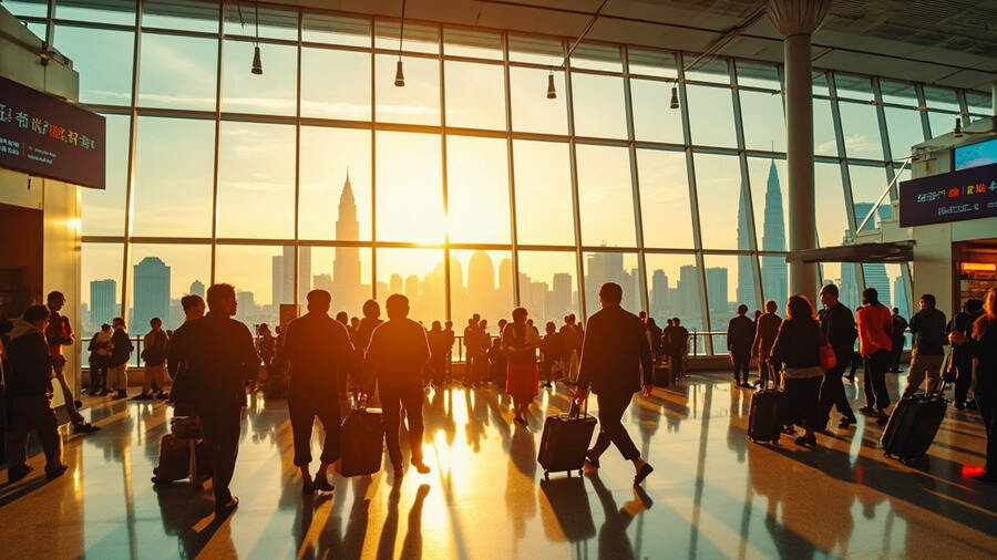 直飞航班和免签证旅行推动了中国和印度的增长，马来西亚旅游业蓬勃发展