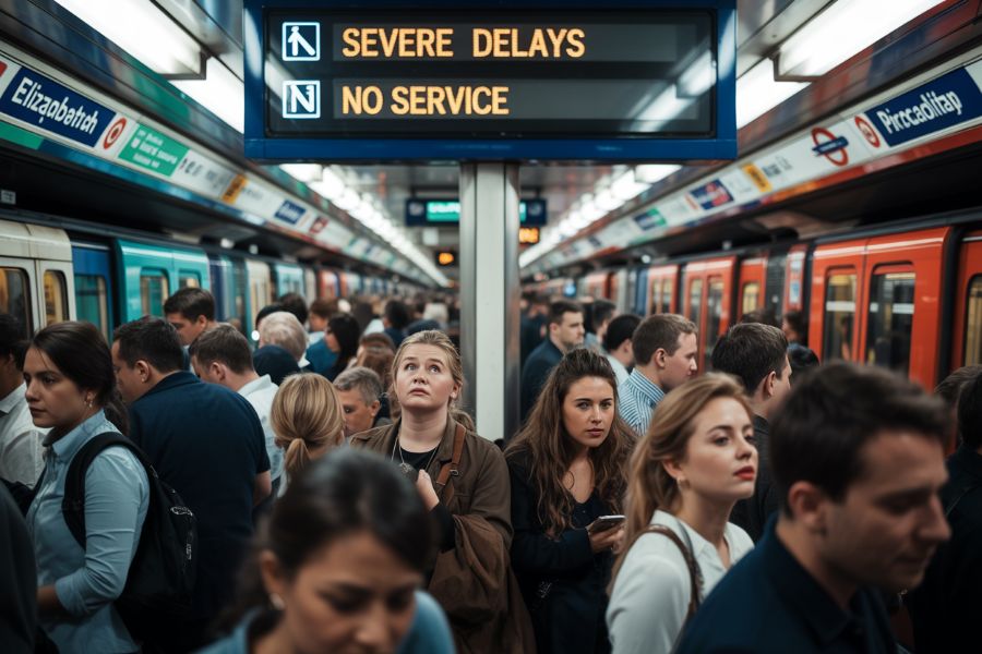 London Underground Disruptions Impact Elizabeth, Jubilee, Metropolitan, And Piccadilly Lines, Creating A Nightmarish Experience For Commuters This Morning!