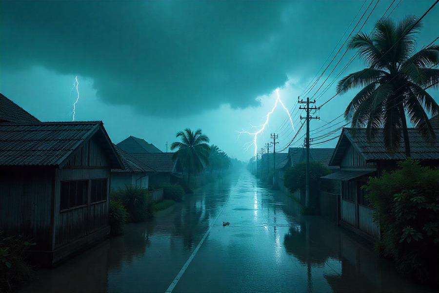 Weather Alert For Thailand With Heavy Rainfall And Storms Expected In Mae Hong Son, Nakhon Sawan, Mukdahan, Rayong, And Thirty Other Provinces On November 3