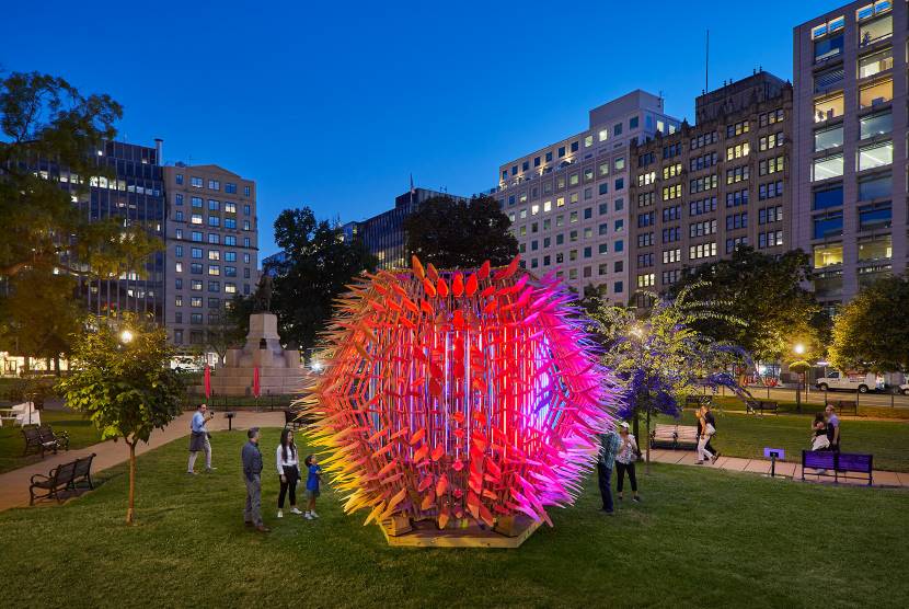 Experience The Magic Of Washington Dc’s Art Ave: A Dazzling Light-filled Art Trail In The Golden Triangle