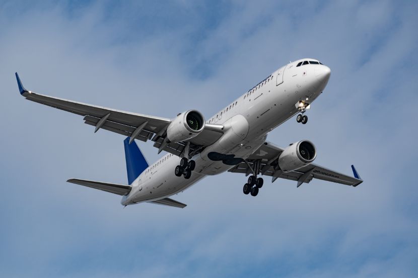 Ethiopian airlines' new boeing 737 max 8 aircraft soaring above the clouds, representing the airline’s fleet growth and modernization.