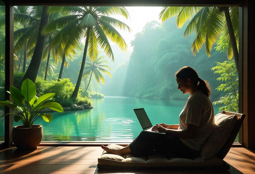 Kerala Positions Itself As The Ultimate Workation Paradise In India By Merging Scenic Beauty With Top-Notch Digital Infrastructure And Work-Friendly Spaces