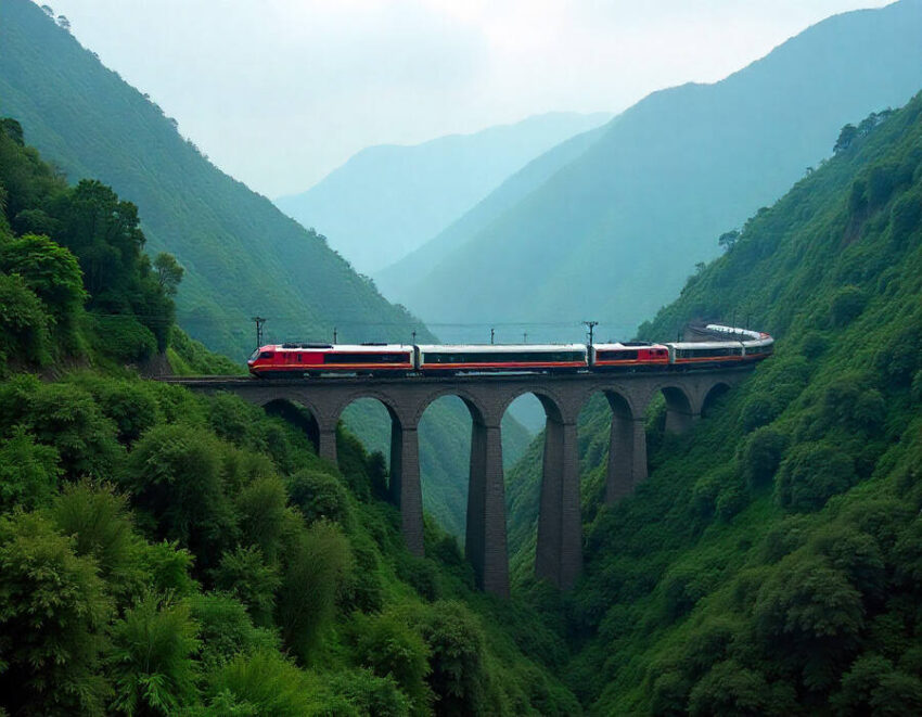 India’s
Bairabi–Sairang railway line