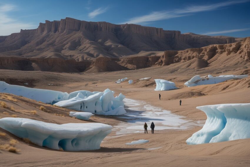 Yolyn Am (Ice Valley) in the Gobi-South Chains: A Unique Desert Destination Where Ice Endures Through the Summer