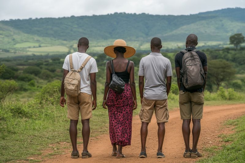 Poezdda yalangoch qizlar