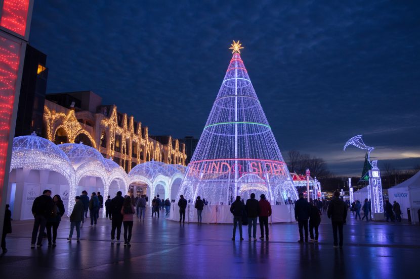 Experience the magic of the holiday season at luminocity's 2025 holiday lights festival with themed areas, light displays, and fun attractions.