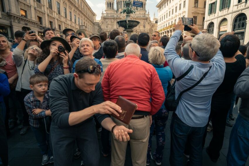 Top three spots of pickpocket in europe