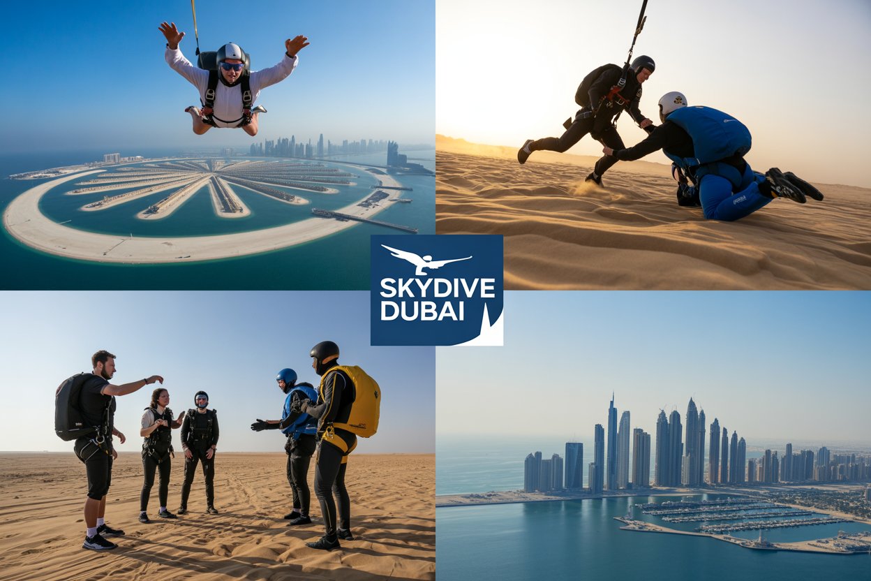 Skydiving In Dubai: Your Ultimate Guide To Freefalling Over The Palm & Desert