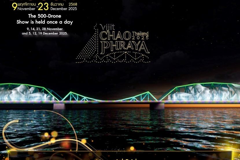 Witness Bangkok’s Iconic Landmarks Illuminate In A Breathtaking Light Spectacle At Vijit Chao Phraya 2025 – A Tribute To Queen Sirikit