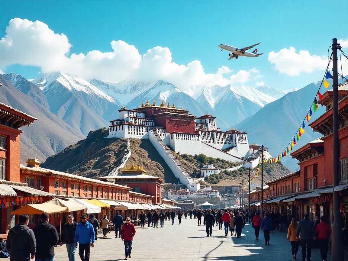 تبت خودمختار خطے میں غیر ملکی سیاحوں کی آمد ریکارڈ کی سطح تک پہنچ جاتی ہے۔ 