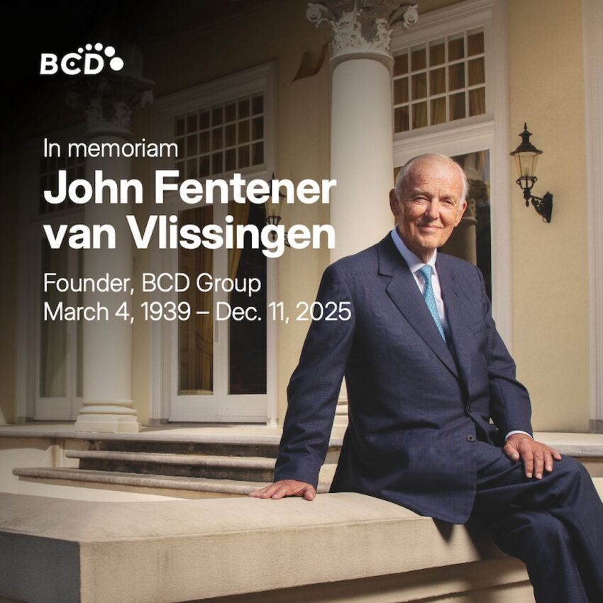 BCD Founder John Fentener van Vlissingen passes away at 86. His remarkable contributions to business travel and global innovation are remembered worldwide
