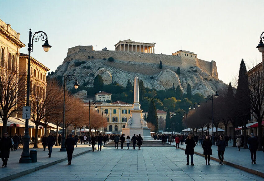  American travelers
Athens