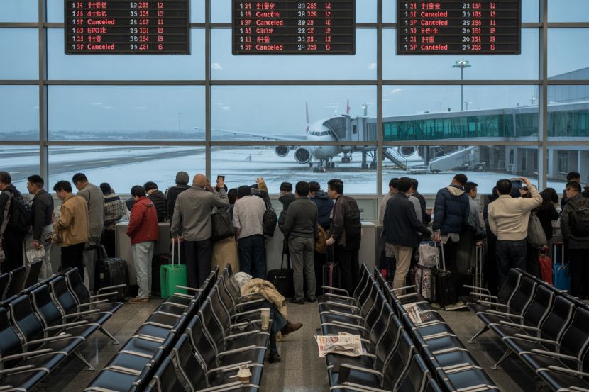 Severe Weather Grounds 56 Flights and Delays 263